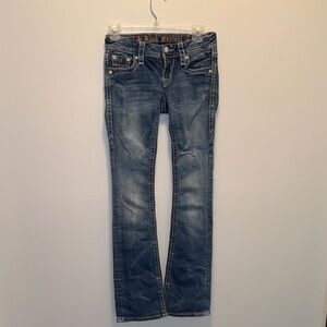 Rock Revival Sukara Women's Dark Blue Skinny Jeans